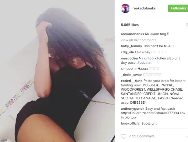 Checkout Reekado Banks Beautiful Sexy Girlfriend [See Photos & Romantic Exchanged Msgs]
